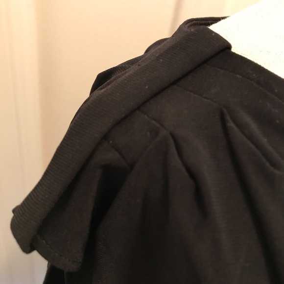 WHBM Black jersey knit tank - Picture 3 of 7